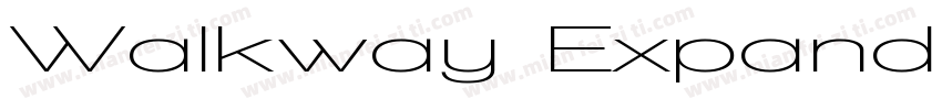 Walkway Expand UltraBold字体转换